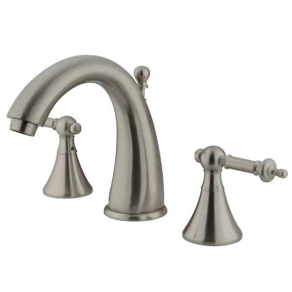 8" Widespread Bathroom Faucet, Brushed Nickel